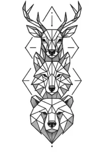 geometrische-tiermotive-fuer-maenner-tattovorlage