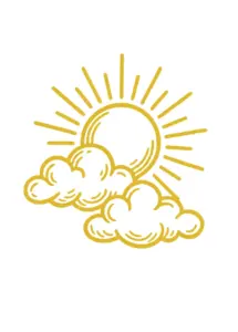 sonne-mit-wolken-und-strahlen-tattoo-vorlage