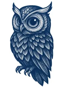 stilisiert-eule-mit-grossem-auge-fuer-schulter