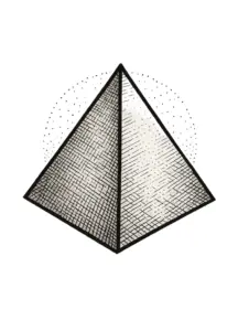 tattoovorlage-geometrische-pyramide-klare-linien-details