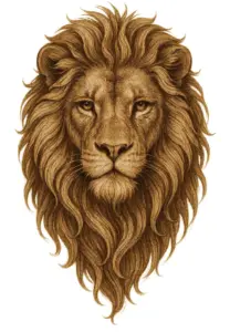 tattoovorlage-loewe-mit-majestaetischer-maehne-und-tiefen-augen