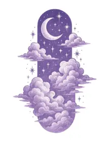 tattoovorlage-mit-wolken-und-sternen-in-einem-harmonischen-design