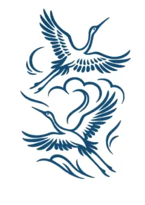 tattoovorlage-stilisierte-kraniche-fliegend-steissbein