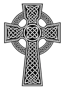 traditionelles-keltisches-kreuz-geometrisches-muster-vorlage